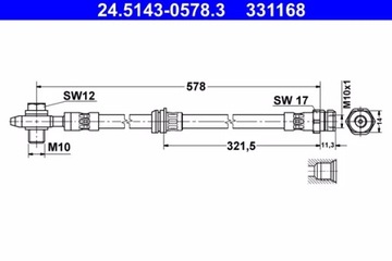 ПАТРУБОК HAM. ELAST. VW P. TIGUAN 1.4- 2.0 07- 18 LE- PR