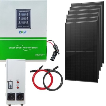 КОМПЛЕКТ SOLARNY DO ОБОГРЕВАЮЩИЙ ВОДЫ GREEN BOOST 4000 VOLT ПОЛЬША 6XPANEL