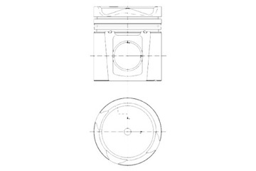 KOLBENSCHMIDT ПОРШЕНЬ ŚR 130MM STD DAF