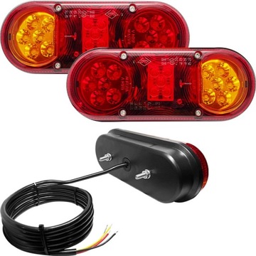 ФАРА КОМБИНИРОВАНАЯ LED (СВЕТОДИОД ) ЗАДНЯЯ КОМПЛЕКТ DO ПРИЦЕПА