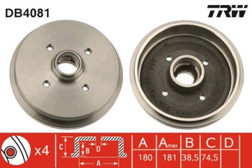 BĘBNEN ТОРМОЗНОЙ DB4081