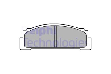 DELPHI КОЛОДКИ ТОРМОЗНЫЕ ПЕРЕД FIAT 124 124 SPIDER 125 127 131 132 900