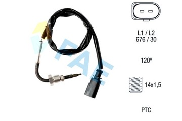 FAE ДАТЧИК ТЕМПЕРАТУРЫ ВЫХЛОПНЫХ ГАЗОВ AUDI A3 Q2 SEAT ARONA IBIZA V LEON