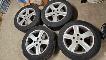 ДИСКИ АЛЛЮМИНИЕВЫЕ PEUGEOT 6.5JX16 ARIANE ШИНЫ MICHELIN 0818 205/55 R16 GWR