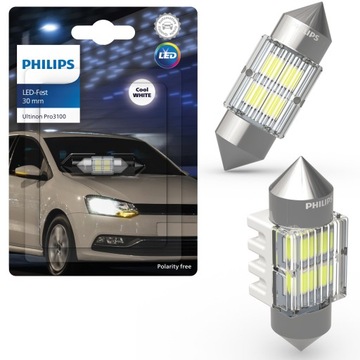 ЛАМПОЧКА LED (СВЕТОДИОД ) PHILIPS ULTINON PRO3100 30MM 6000K