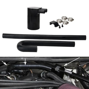 Oil Catch Can Reservoir Tank Fuel Pipe for BMW N54 335i 135i E90 E~43598