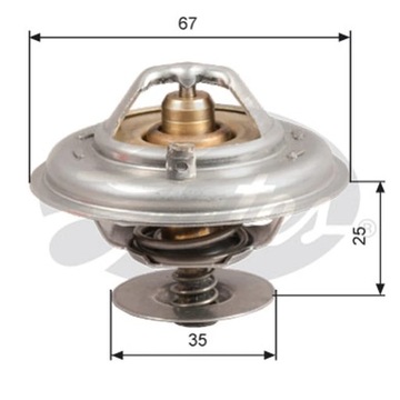 ТЕРМОСТАТ, СЕРЕДИНА ОХЛАЖДАЮЧАЯ GATES TH14380G1