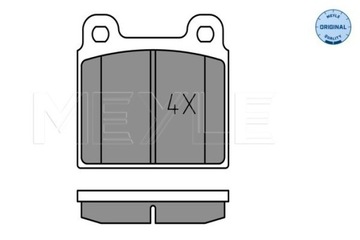 КОЛОДКИ HAM. VW P. T1/T2/OPEL REKORD/COMMODORE/DB W108/W110/W115/FORD