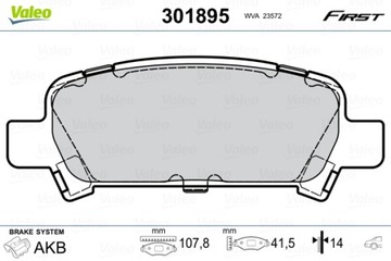 КОЛОДКИ HAM. FIRST SUBARU IMPREZA 2.0 10.98 - 08.03