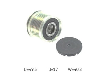 SKF КОЛЕСО ШКИВ ГЕНЕРАТОРА AUDI A3 A4 ALLROAD B8 A4 B6 A4 B7 A4 B8