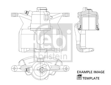 FEBI BILSTEIN 178050 СУППОРТ ТОРМОЗНОЙ