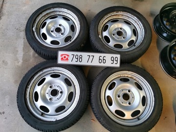 ШЕСТЕРНИ ЗИМНИЕ SMART FORTWO 3X112 Z СУПЕР ПОКРЫШКАМИ 155/60/15+175/55/15 S.STAN!