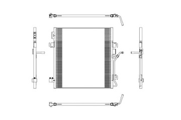 NRF КОНДЕНСАТОР КОНДИЦИОНЕРА DODGE NITRO JEEP CHEROKEE 2.8D 3.7 4.0