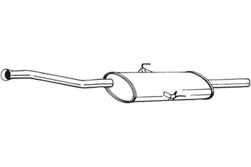 BOSAL ГЛУШИТЕЛЬ СИСТЕМЫ ВЫХЛОПНОЙ ПЕРЕД RENAULT ESPACE III 2.0