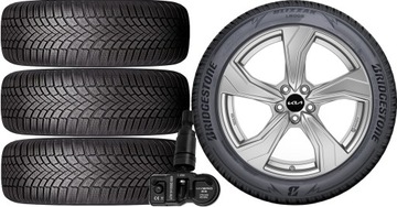 НОВЫЕ ШЕСТЕРНИ ЗИМА KIA CARENS 4 IV BRIDGESTONE 225/45R18+TPMS