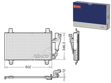 КОНДЕНСАТОР КОНДИЦИОНЕРА MAZDA CX-3 2.0 05.15- DENSO