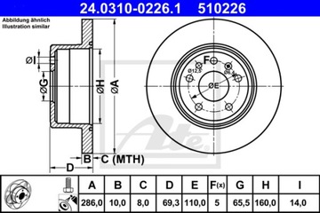 ДИСК ТОРМОЗНОЙ POWERDISC 24.0310-0226.1