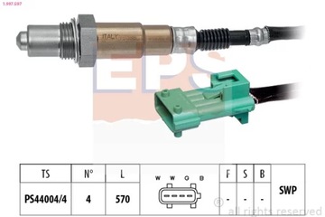 1-997-597 ЗОНД ЛЯМБДА CITROEN C2/C3/C5