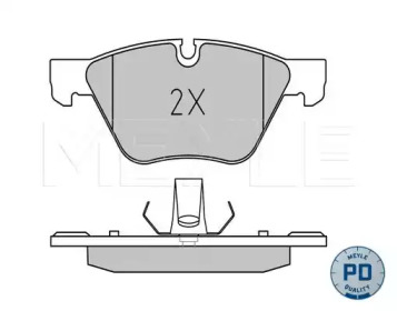 КОЛОДКИ ТОРМОЗНЫЕ BMW MEYLE