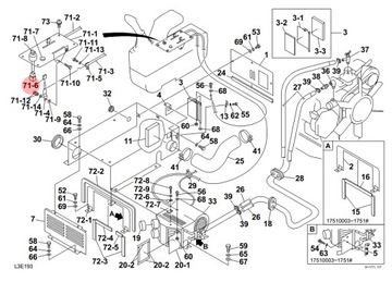 ГОЛОВКА РУЧКА PRZESUWU ВОЗДУХОВОДА T 0564612550 TAKEUCHI TB175 TB180FR