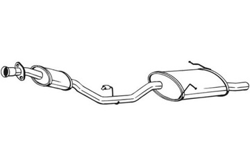 BOSAL ГЛУШНИК СИСТЕМИ ВИПУСКНОЇ ЗАД BMW 3 E36 1.8 1.9 09.94-08.00