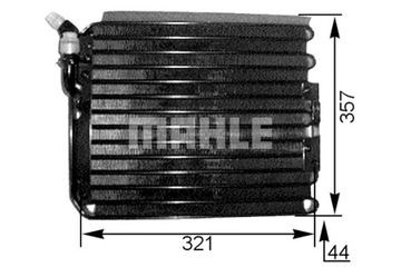 MAHLE КОНДЕНСАТОР КОНДИЦИОНЕРА PORSCHE 911 911 SPEEDSTER 911 TARGA 3.3