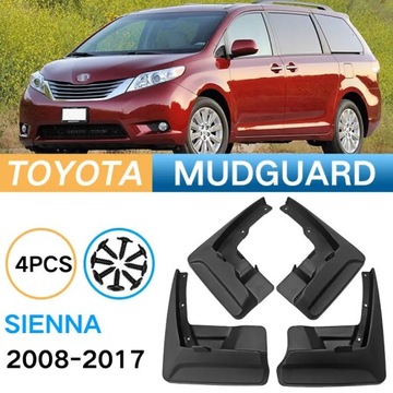 4 ШТ. КРИЛЬЯ АВТОМОБИЛЬНЫЙ PP DO TOYOTY SIENNA 2008-2017