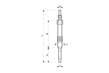 MAGNETI MARELLI СВЕЧА НАКАЛА FIAT GRANDE PUNTO