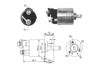 MEAT DORIA ELEKTROMAGNES СТАРТЕРА 12V HONDA ACCORD VI CIVIC V