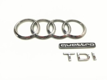 AUDI A4 ODZNAKA Z EMBLEMATEM MODELU ПЕРЕД 2006 - -