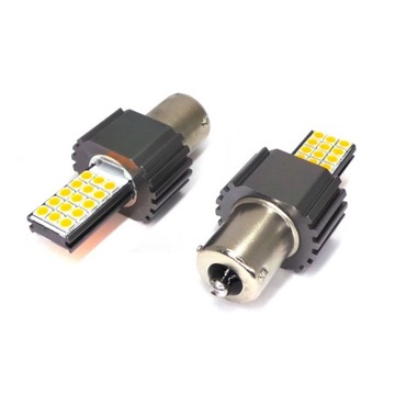 PY21W LED (СВЕТОДИОД ) BAU15S 12-24V CANBUS ОРАНЖЕВАЯ 2 ШТУКИ