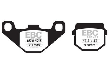 КОЛОДКИ ТОРМОЗНЫЕ EBC FA083TT (КОМПЛЕКТ. NA 1 ДИСКИ ТОРМОЗНЫЕ)