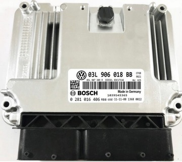 КОМПЬЮТЕР ECU VW GOLF VI 2.0 03L906018BB 0281016406