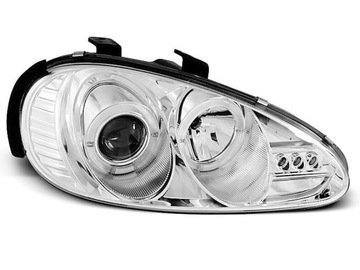 ФОНАРИ ПЕРЕДНЯЯ MAZDA MX3 91-98 ANGEL EYES ХРОМ 