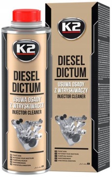 K2 ДИЗЕЛЬ DICTUM - DO ОЧИСТКИ ФОРСУНОК USUWA OSADY Z ФОРСУНКИ 500ML