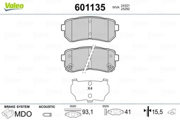 КОЛОДКИ HAM. HYUNDAI IX35 2.0 01.2010-