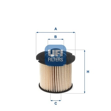 ФИЛЬТР ТОПЛИВА UFI 26.104.00