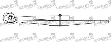 РЕССОРА BPW SCHOMÄCKER 88158900, O.E. 0508214050