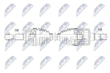 ПОЛУОСЬ ПРИВОДНАЯ JEEP GRAND CHEROKEE III 05-10, COMM