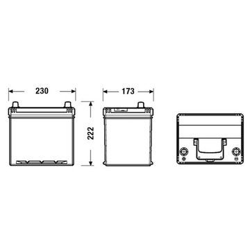 АККУМУЛЯТОР EXIDE EXCELL 60AH 390A L+