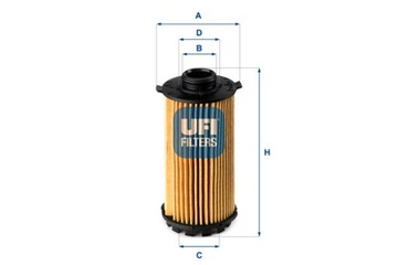 UFI ФИЛЬТР МАСЛА PORSCHE OEM UFI