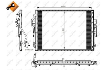 КОНДЕНСАТОР КОНДИЦИОНЕРА DB S- CLASS W221 05-