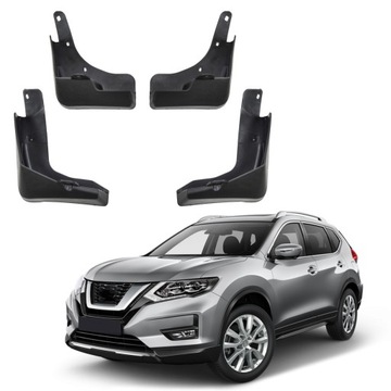 БРЫЗГОВИКИ NISSAN X-TRAIL T32 2014-2021 PRZÓD+TYŁ 4 ШТ.