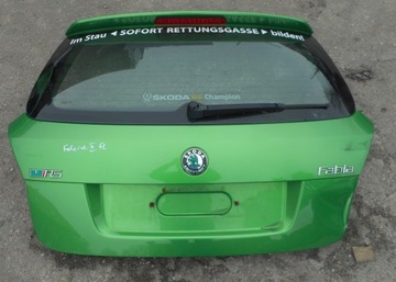 SKODA FABIA II RS РЕСТАЙЛ КРЫШКА БАГАЖНИКА ЗАДНЯЯ ЗАД