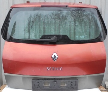 RENAULT SCENIC II 2 04 R КРЫШКА БАГАЖНИКА ЗАД