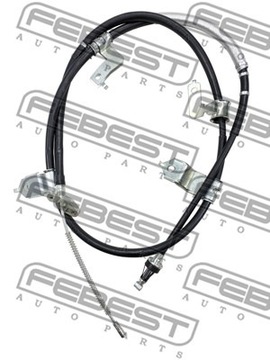 FEBEST 0199-PCGRJ120RH CIĘGŁO, ТОРМОЗ СТОЯНОЧНИЙ