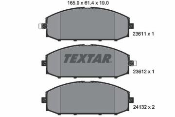 КОЛОДКИ ТОРМОЗНЫЕ NISSAN ПЕРЕД PATROL 98- Y61 2361101