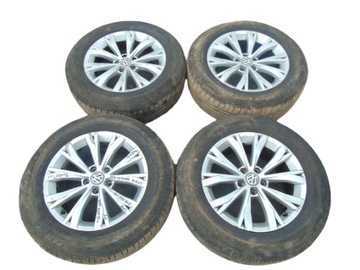 ШЕСТЕРНИ 17'' ДИСКИ VW TIGUAN 5NA 7X17 ET40 215/65/17 BRIDGESTONE