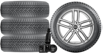 НОВЫЕ ШЕСТЕРНИ ЗИМА KIA CARENS 3 III NOKIAN 225/50R17+TPMS*1