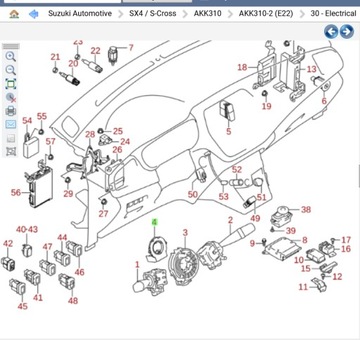 SUZUKI OE 37440-68L10 ДАТЧИК УГЛА ПОВОРОТА